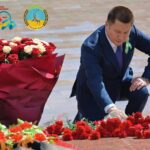 Аким Павлодарской области поздравил с Днем Победы