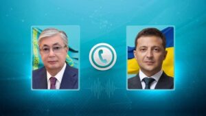 Токаев и Зеленский обсудили сотрудничество и мир на Украине