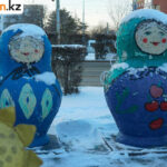 В Павлодаре готовят реставрацию матрёшек на Аллее дружбы народов