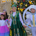 Президент поздравил детей на новогодней елке в Павлодаре