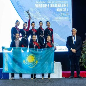 Казахстанские гимнастки блестяще выступили на Кубке мира во Франции