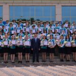 Асаин Байханов встретился с одаренными школьниками региона