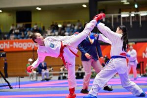 Казахстанская каратистка Асель Канай выиграла серебро на Азиатских играх
